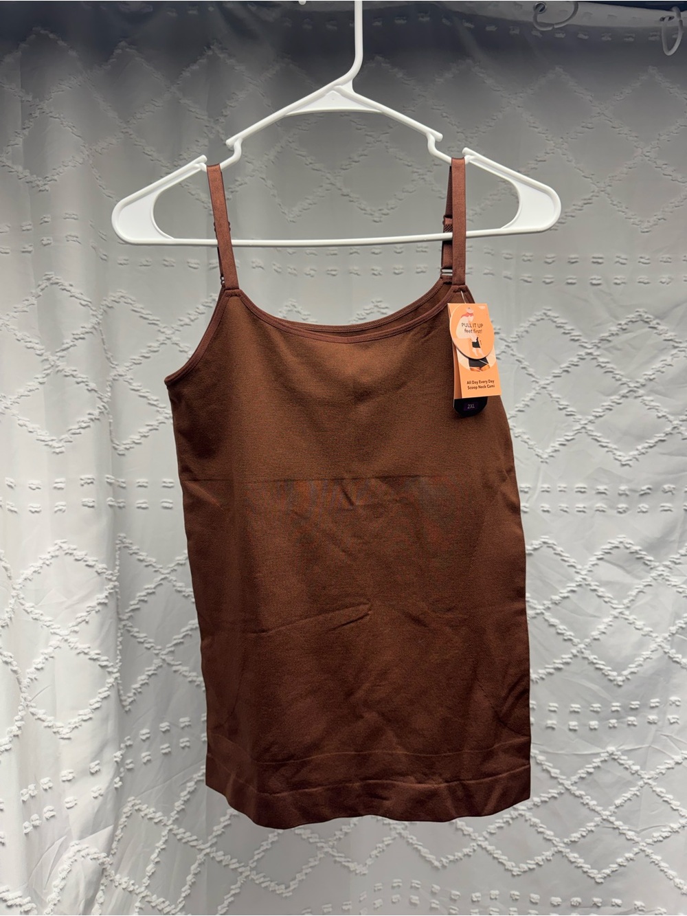 Shapermint Brown Adjustable-Strap Camisole